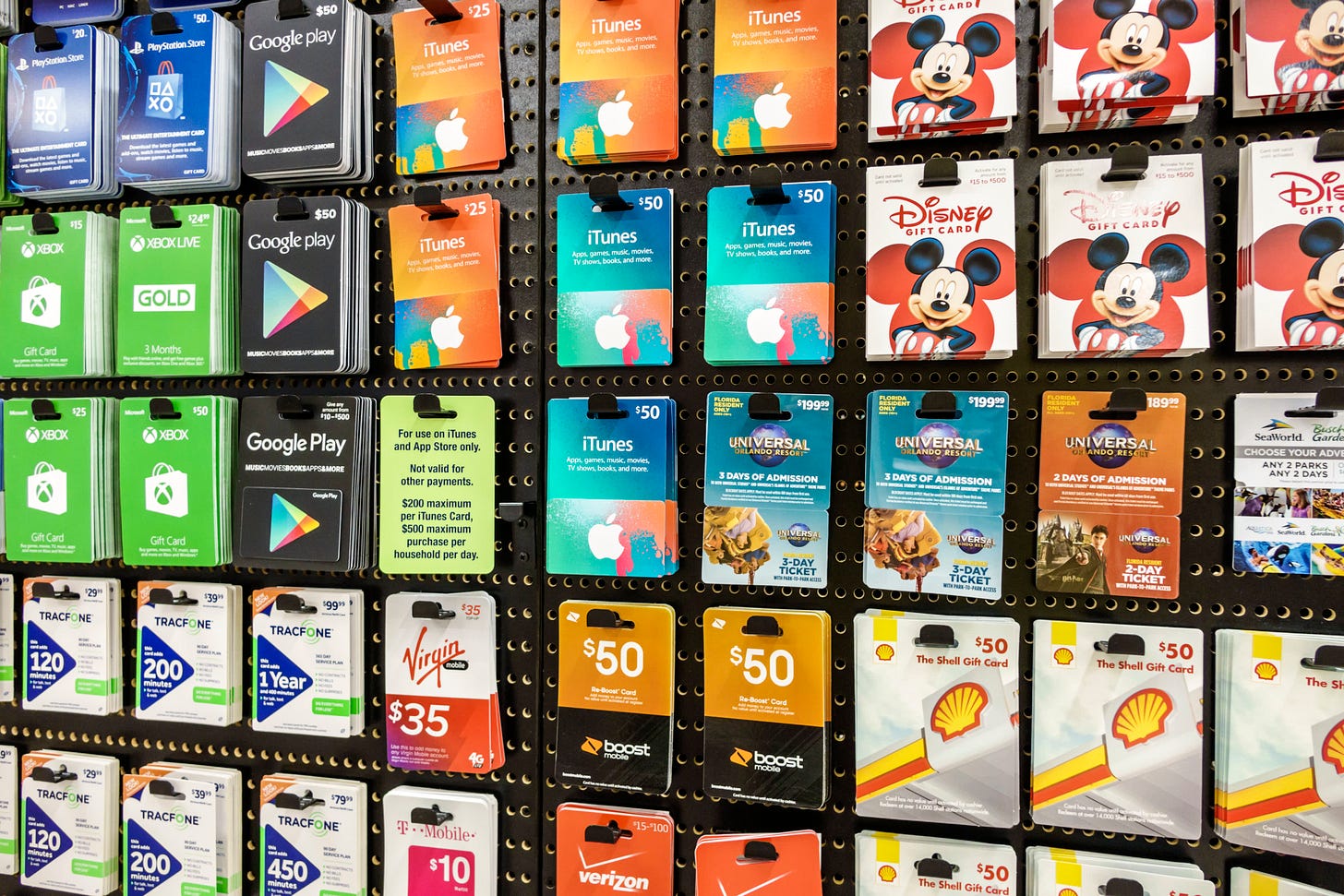 $3 billion of gift cards go unused each year.