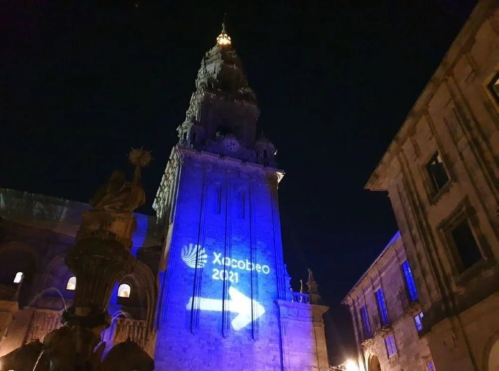 Light up the Xacobeo Catedral Santiago de Compostela