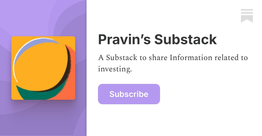 Pravin’s Substack | Substack