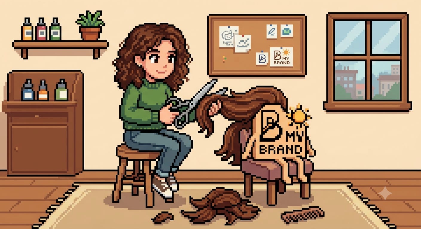 She Gave Her Brand a Haircut