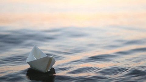 Paper Boat Floating On Waves Water Stock Footage Video (100% Royalty-free) 1037297402 | Shutterstock Paper Boat Floating On Waves Water Stock Footage Video (100% Royalty-free) 1037297402 | Shutterstock