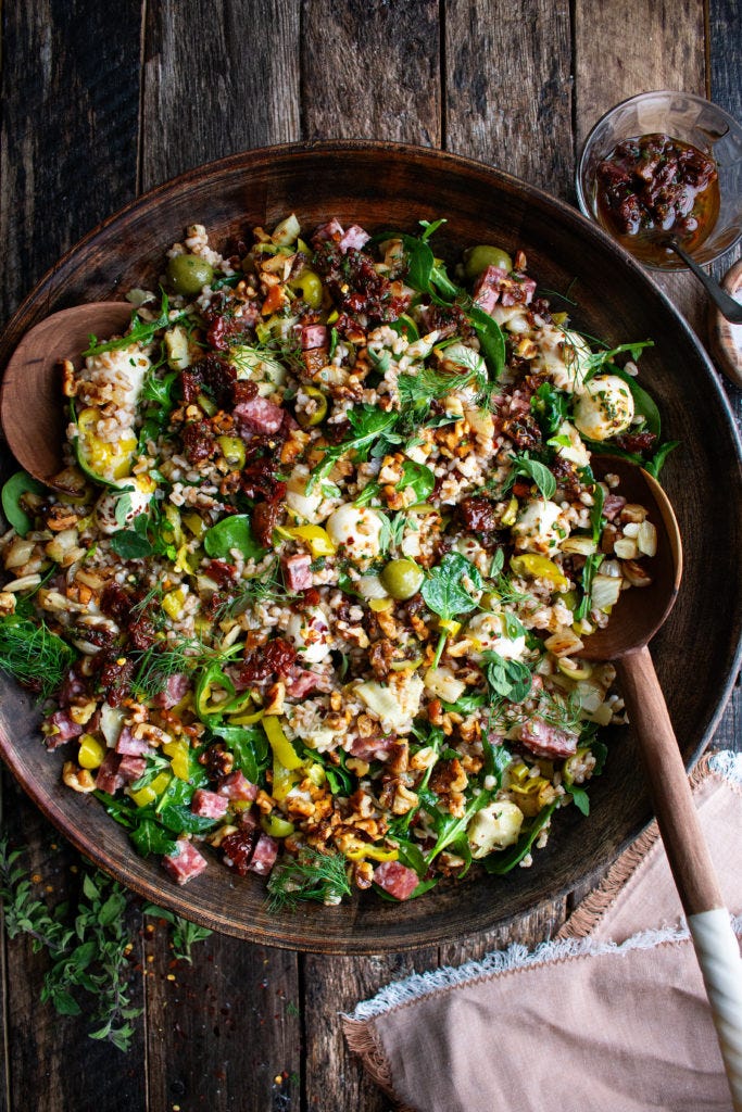 Antipasto Farro Salad Antipasto Farro Salad