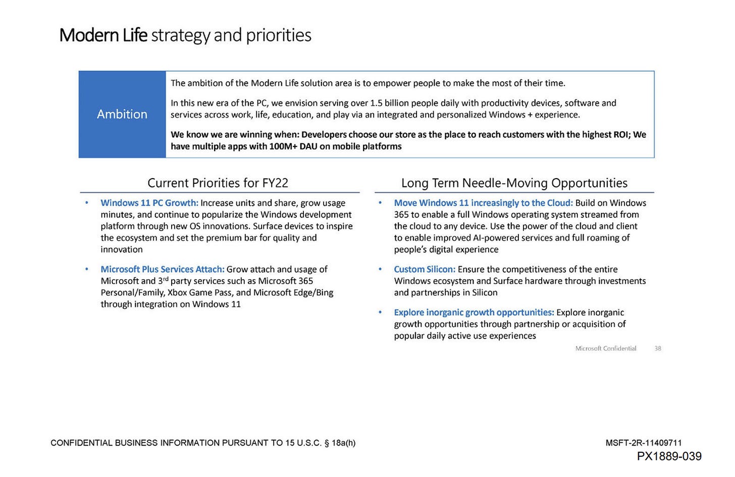 Microsoft’s state of the business from June 2022. Microsoft’s state of the business from June 2022.