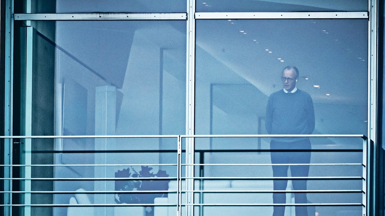 Bundeskanzler Friedrich Merz (70) um Kanzleramt