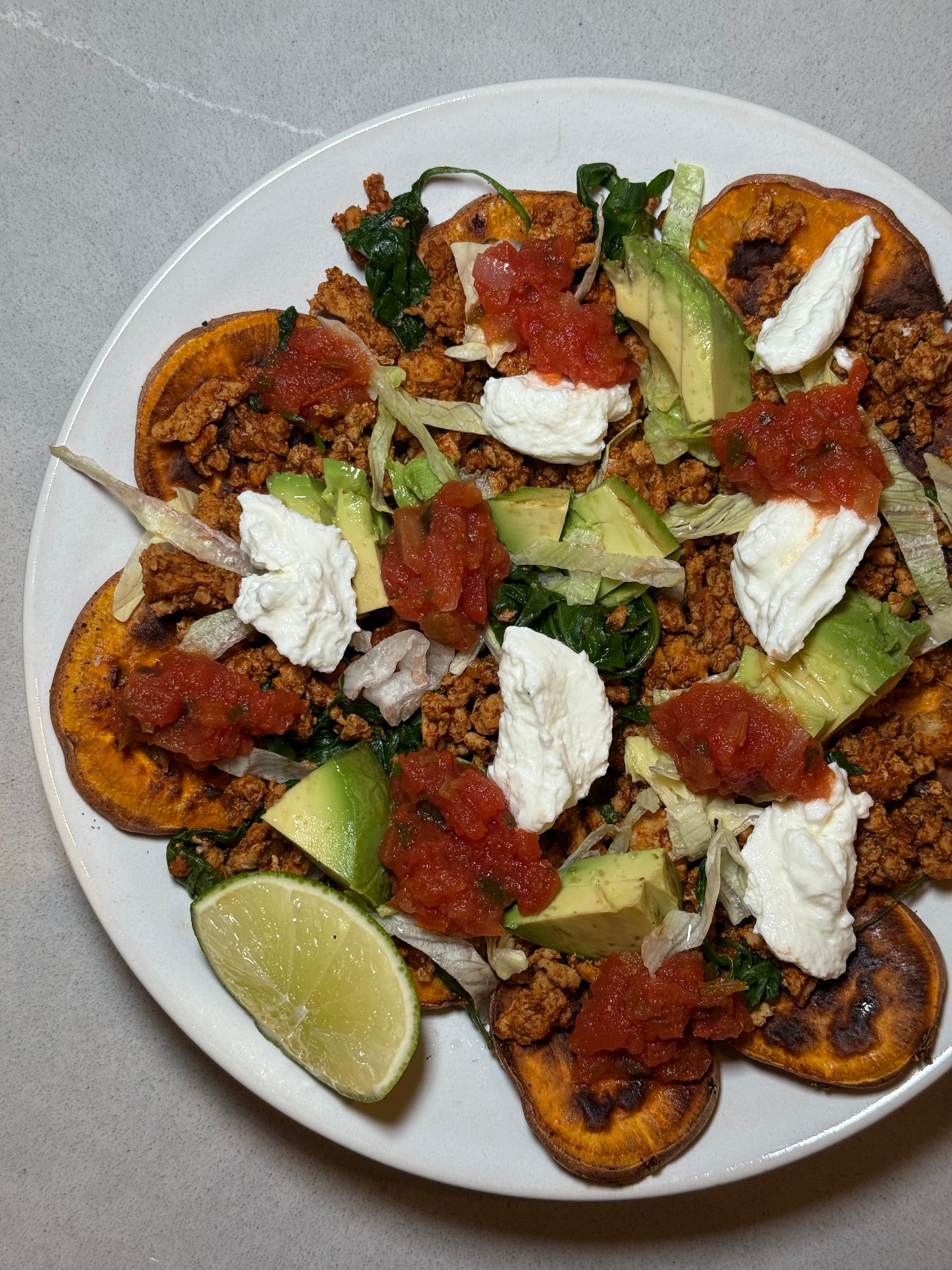 Sweet Potato Nachos - by Ellie Teale - Ellie’s Substack