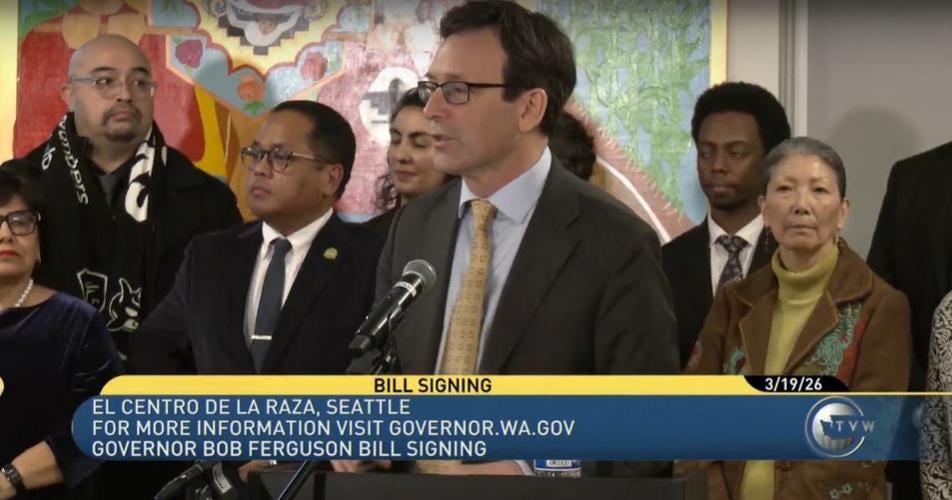 Gov. Ferguson signs bills banning fake badges and law enforcement masks | News | nbcrightnow.com Gov. Ferguson signs bills banning fake badges and law enforcement masks | News | nbcrightnow.com