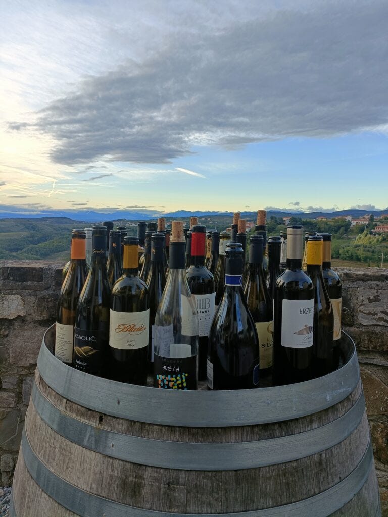 Obligatory shot from the Enoteca in Šmartno
