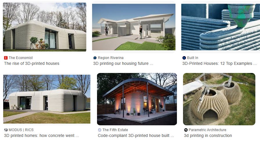 Screenshot of 3d-printed Houses, source: Google