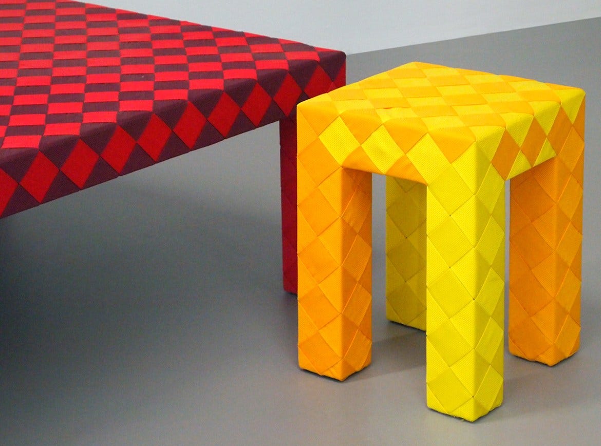 Lex Pott's Handwoven Chairs are a Playful Twist on the Classic Deck Chair -  PLAIN Magazine
