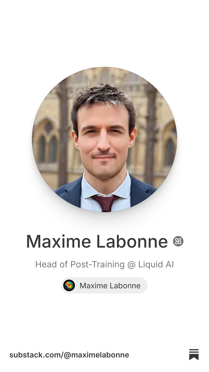 Maxime Labonne | Substack