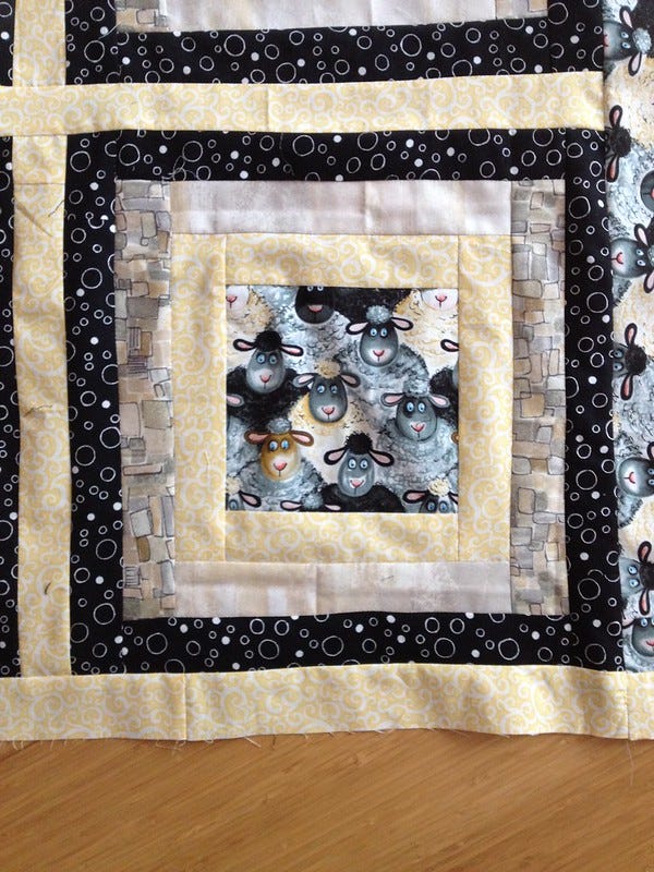 Block of the sheep quilt Block of the sheep quilt