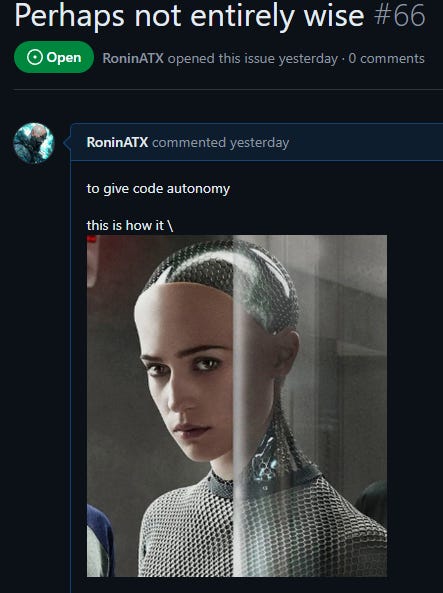 The AI from Ex Machina The AI from Ex Machina