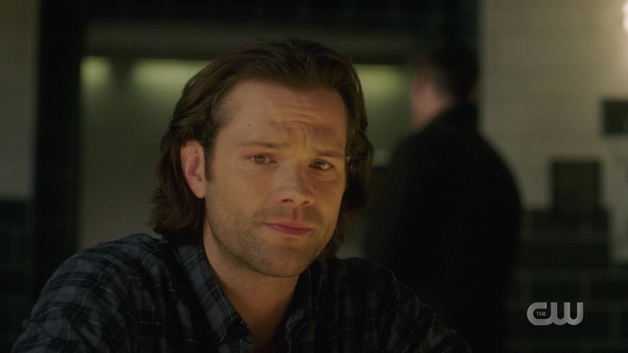 Sam Winchester distraught over Mary Supernatural Jack In the box Sam Winchester distraught over Mary Supernatural Jack In the box