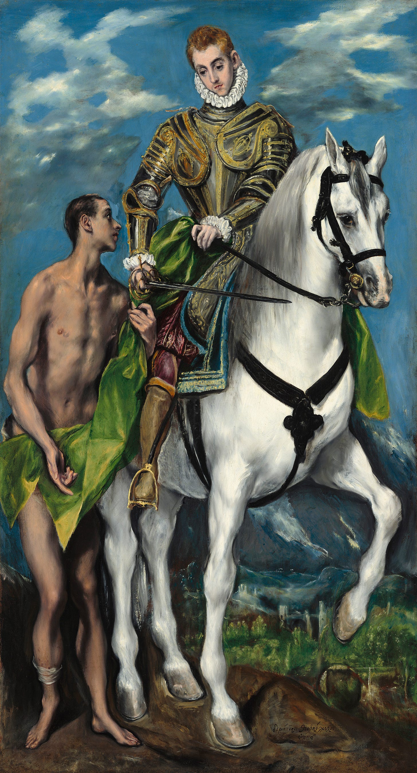 Saint Martin and the Beggar (El Greco) - Wikipedia