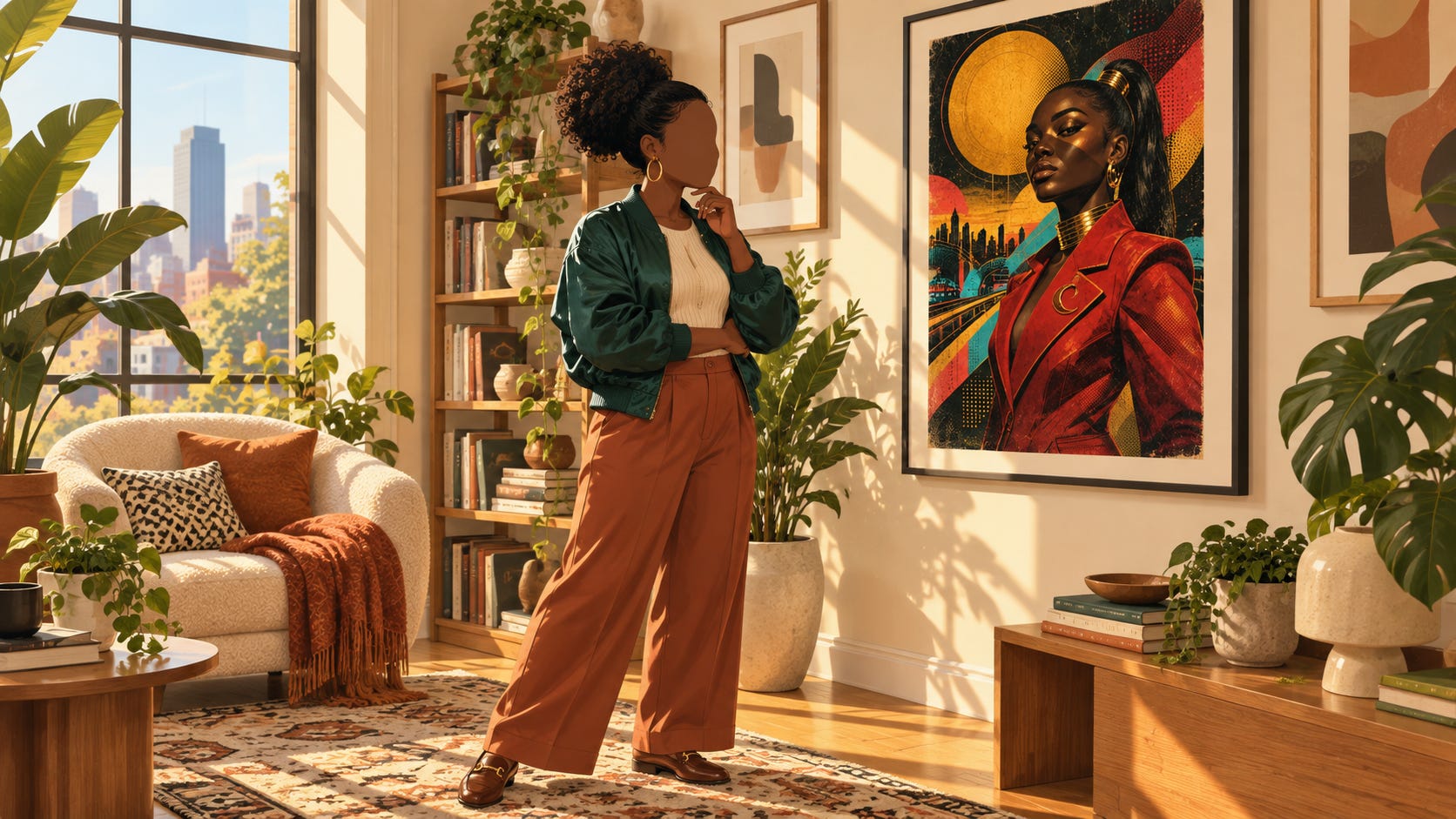 Afro Retro Futurist Poster Portraits: Representation You Can Actually Build