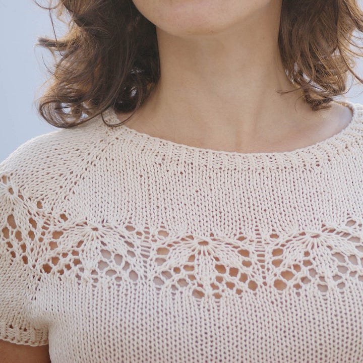 Summer Tops: 50% off of knitting patterns