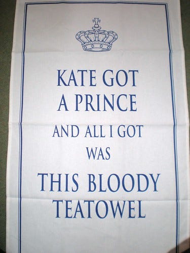 Royal Wedding Tea Towel Royal Wedding Tea Towel