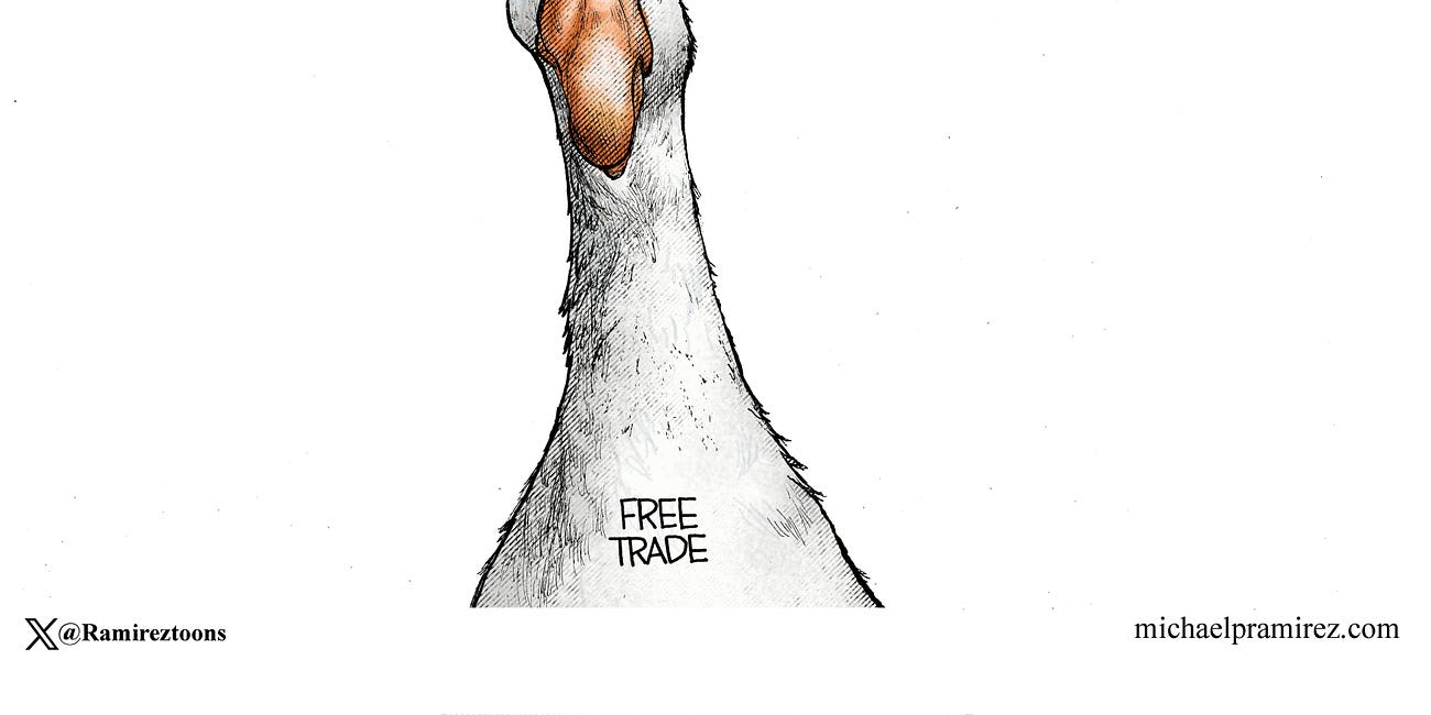 Michael Ramirez: Golden Goose 4-8-25