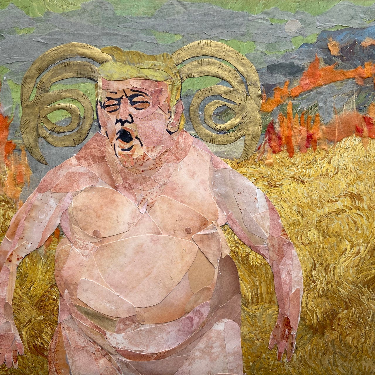 Defeating the Fascist Beast: from inside Surf MAGA City CA logo
