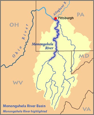 Monongahela River - Wikipedia Monongahela River - Wikipedia