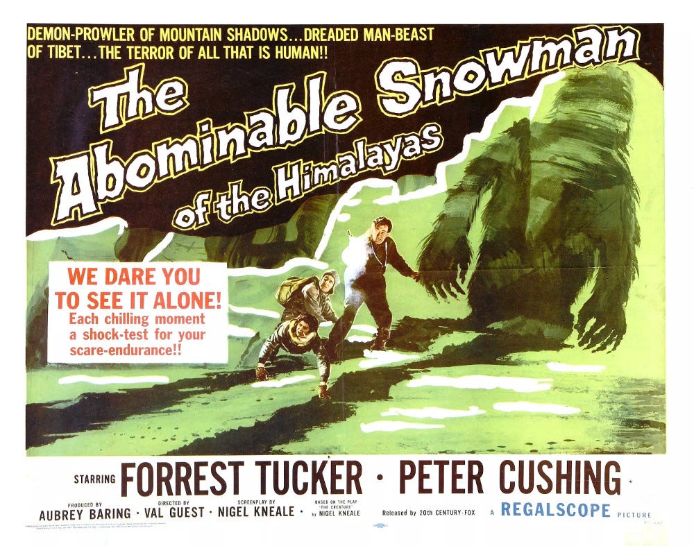 The Abominable Snowman (1957) – Review The Abominable Snowman (1957) – Review