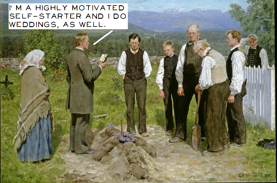 Networking image (funeral)