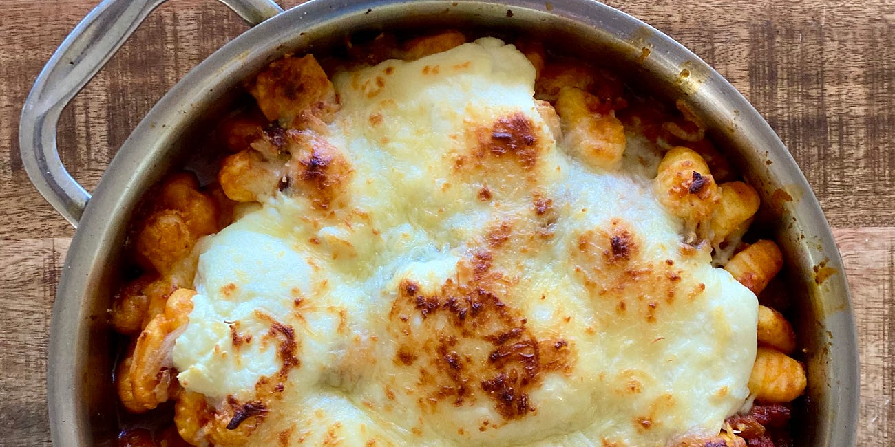 Baked Gnocchi with Kale Chips
