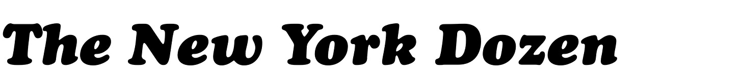 The New York Dozen
