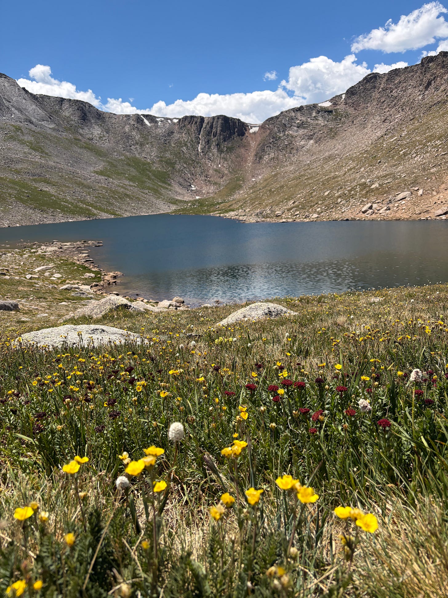 summit lake on mount blue sky summit lake on mount blue sky