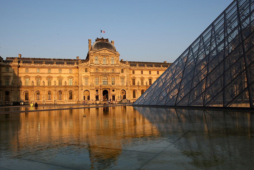 The Louvre Museum in Paris, France. Photo by Mike Hewitt/Getty Images. The Louvre Museum in Paris, France. Photo by Mike Hewitt/Getty Images.