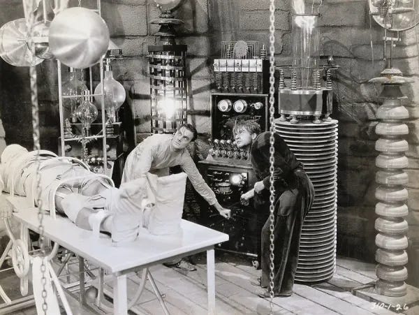 Frankenstein Laboratory Scene Print (Bettmann Archive). Art Prints, Posters  & Puzzles from Fine Art Storehouse