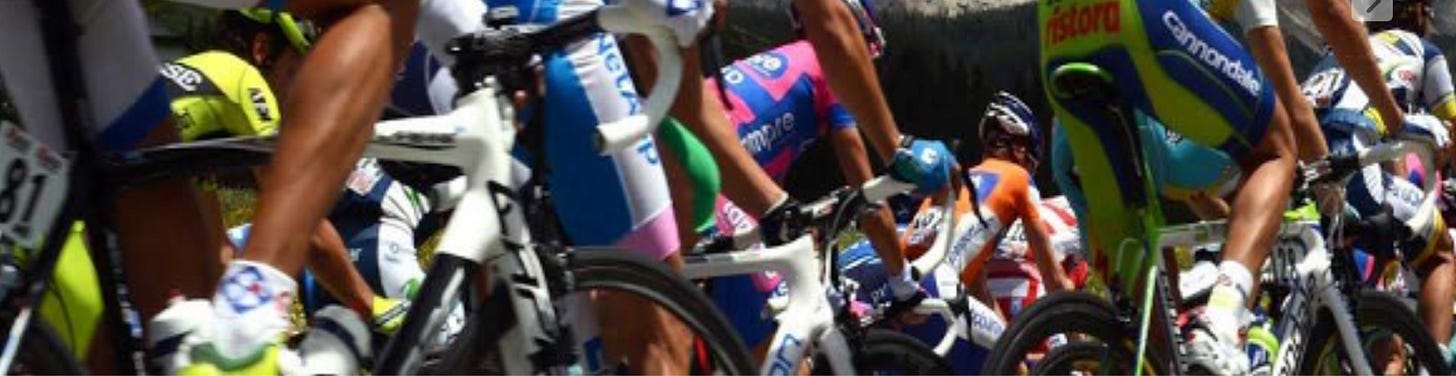 A group of people on bicycles

AI-generated content may be incorrect.