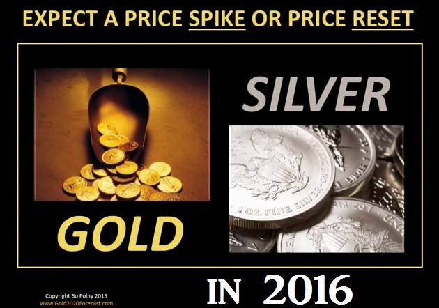 gold silver spike