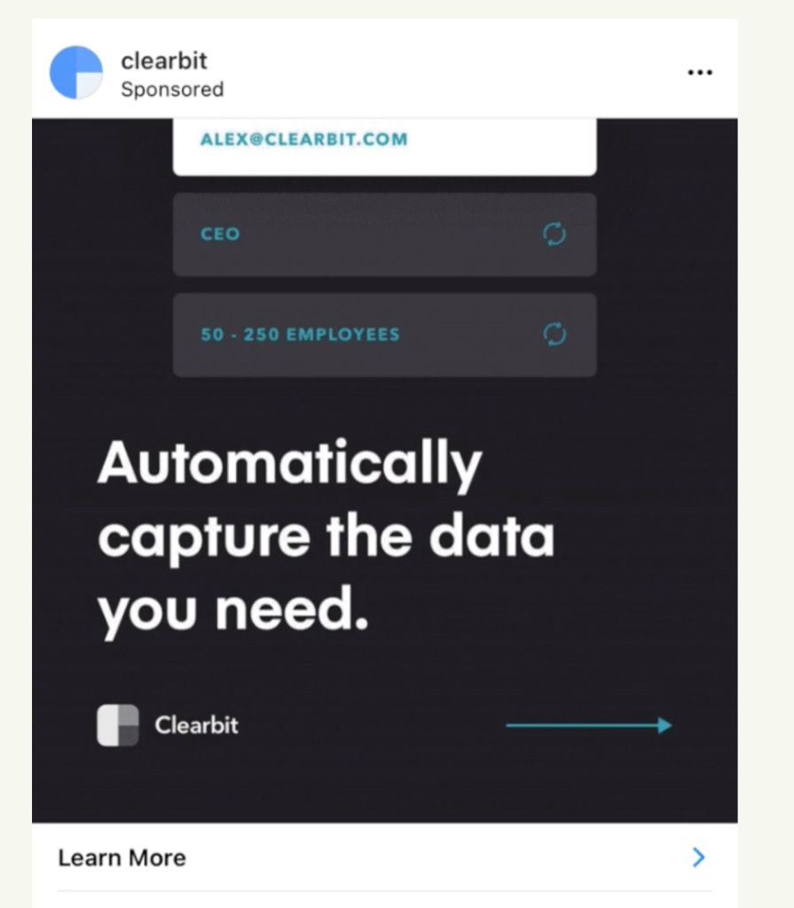 Clearbit Ads Clearbit Ads