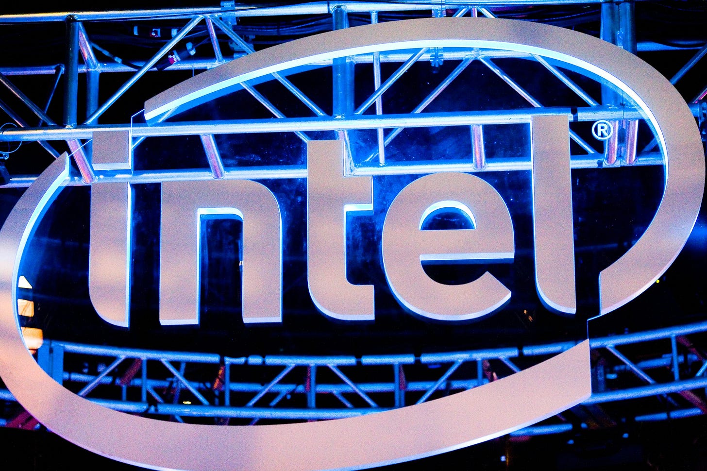 Intel logo Intel logo