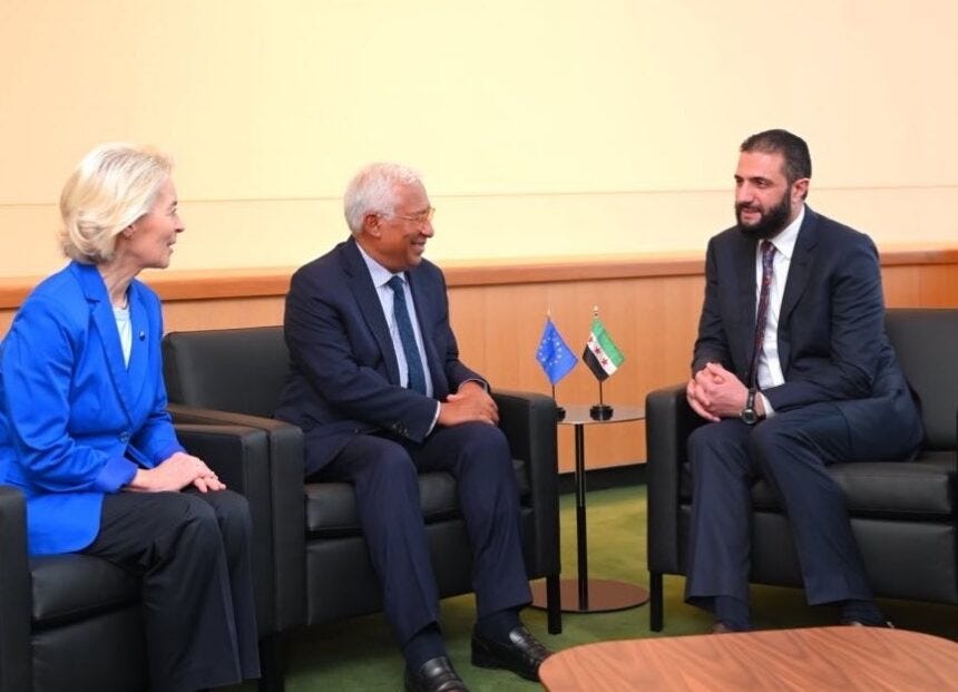 EU Commission President: Good exchange with President al-Sharaa in NY EU Commission President: Good exchange with President al-Sharaa in NY