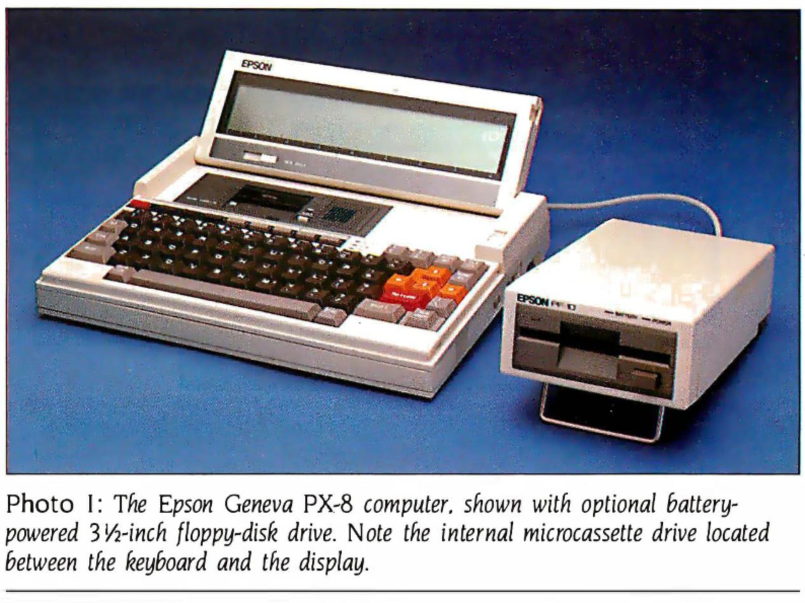 Plus Post: Epson HC-88 (PX-8) - Computer Ads from the Past