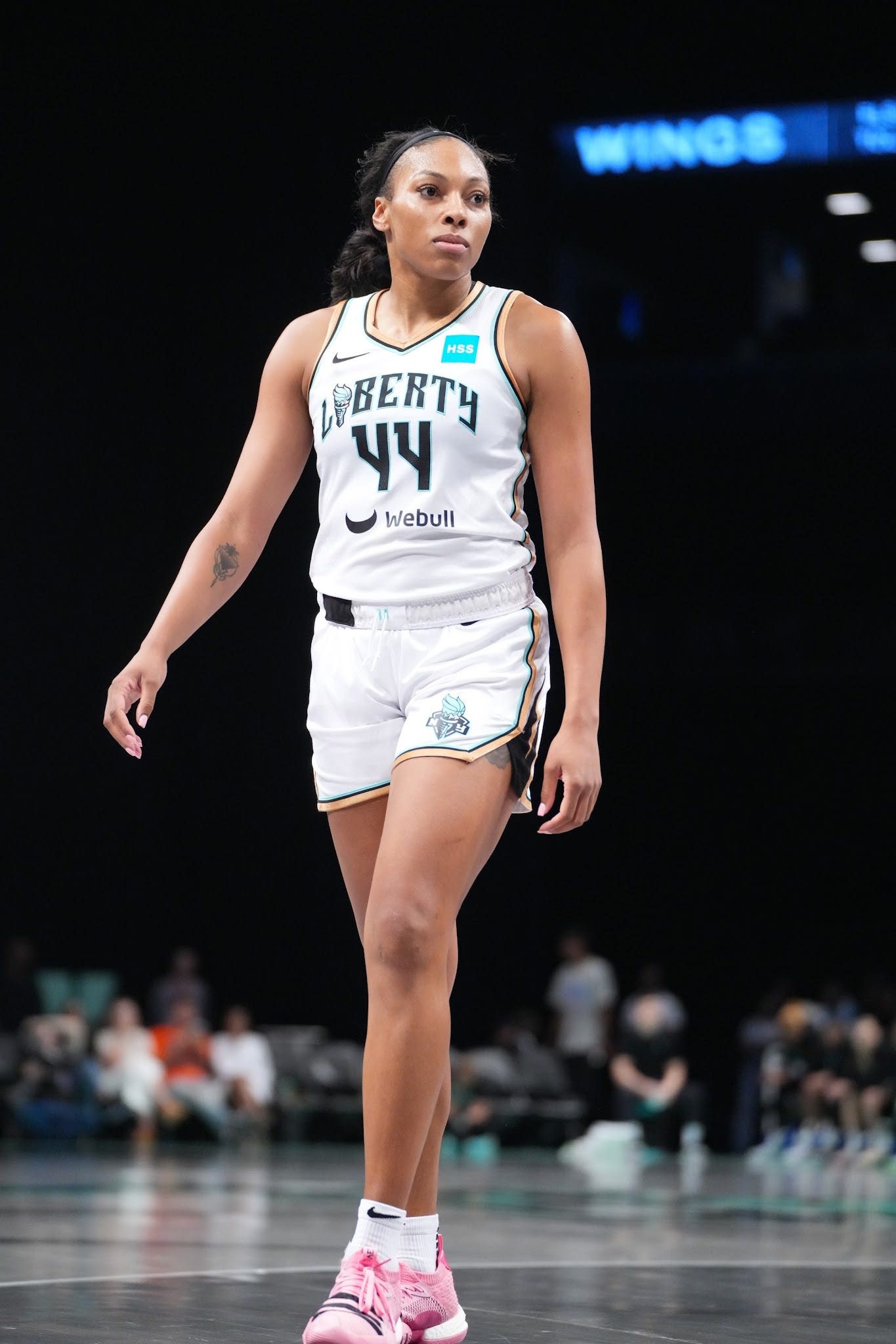 Laney-Hamilton portrait or game-action shot from her Liberty days