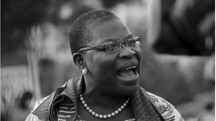 Oby Ezekwesili, a one-time Minister of Education, is a frontline leader of the Bring Back Our Girls movement
Oby Ezekwesili, a one-time Minister of Education, is a frontline leader of the Bring Back Our Girls movement
