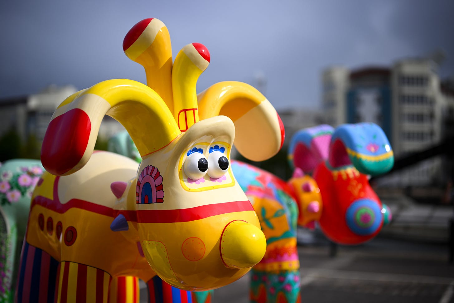 A Gromit sculpture designed by Sir Paul McCartney A Gromit sculpture designed by Sir Paul McCartney