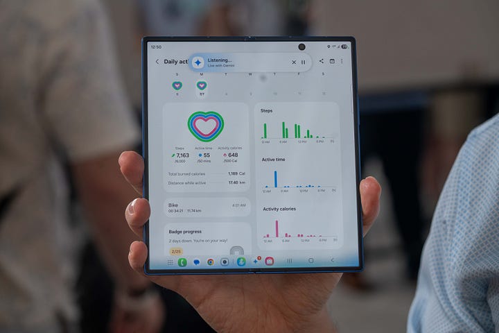 Gemini AI on Samsung Galaxy Z Fold 7