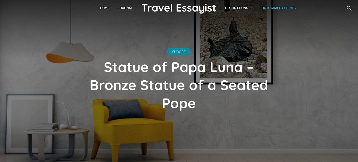 Travel Essayist Blog