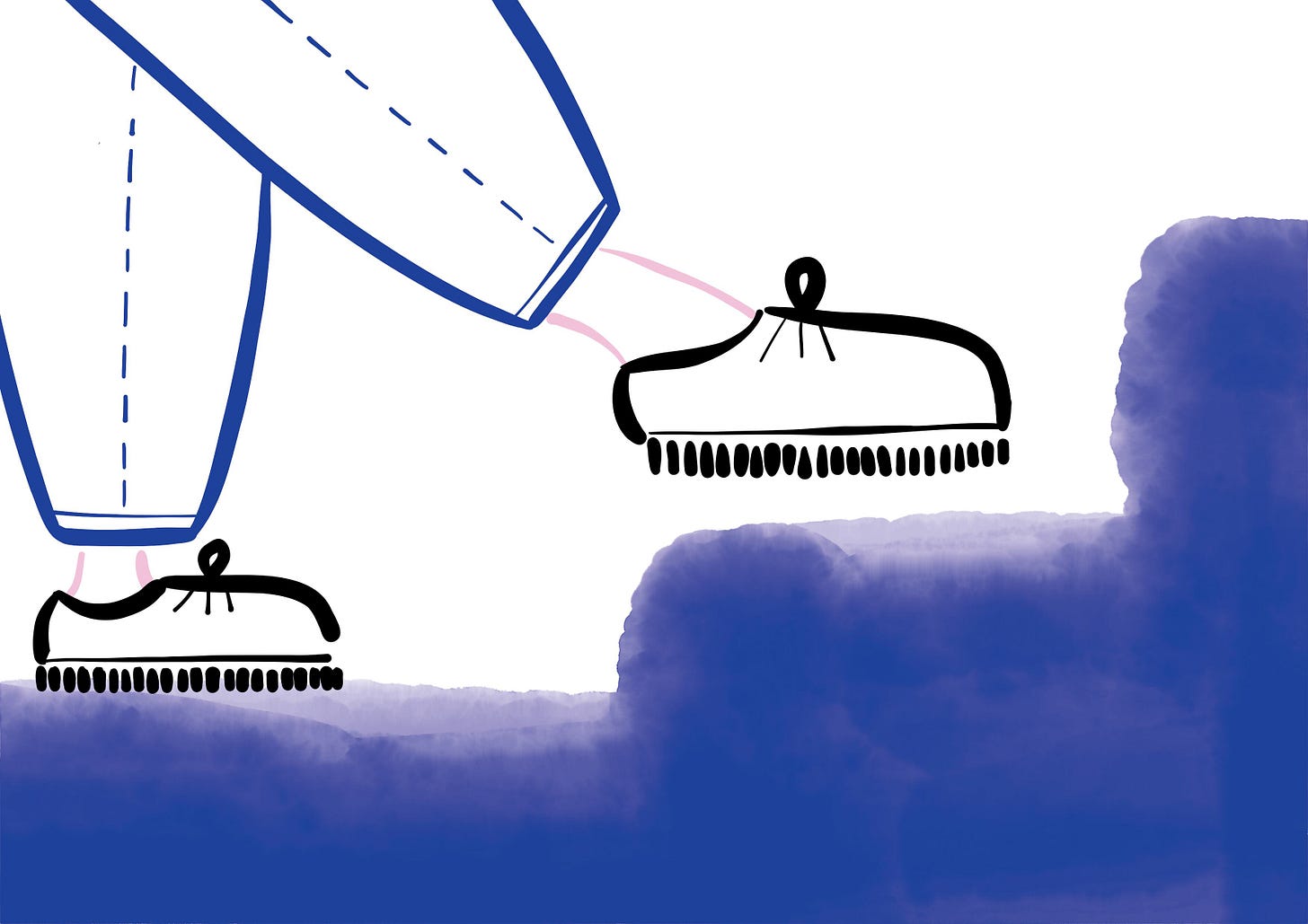 Meus pés seguem machucados — a ponto de achar difícil andar até o fim do ano.