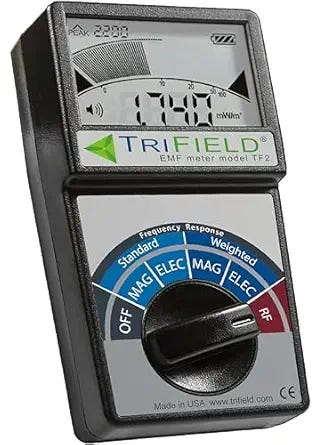 TriField EMF Meter Model TF2 – Made in USA - #1 Handheld EMF Detector for Magnetic/Electric/Radio Fields with Unlimited Free Support in The U.S. to Help Solve Your EMF Problems