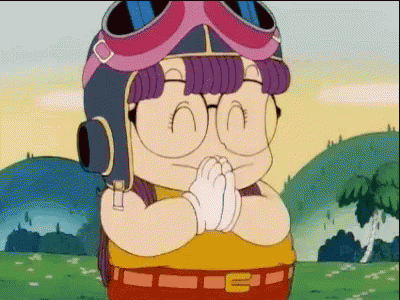 Arale-chan GIF - Arale Chan Clap Happy GIFs