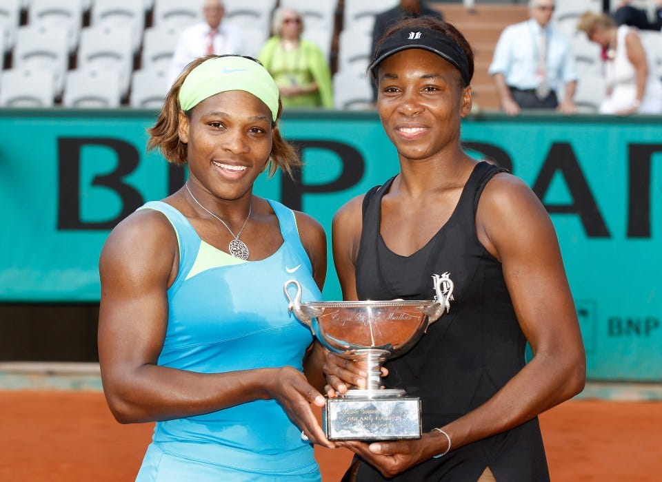 Venus Williams has won a Grand Slam doubles title at the French Open