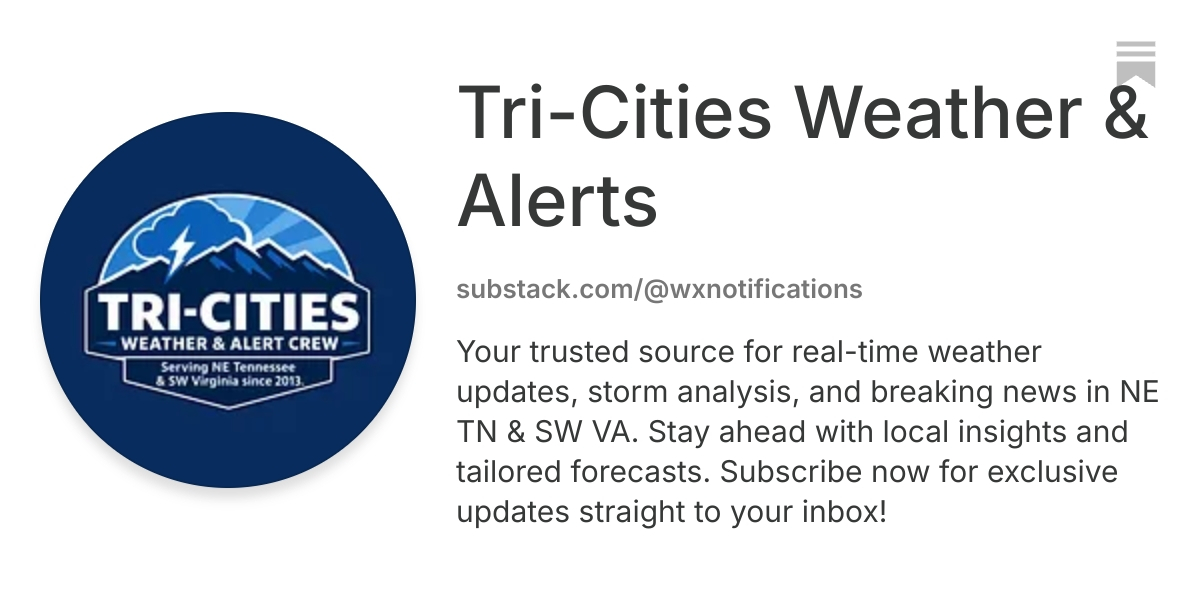 Tri-Cities Weather & Alerts | Substack