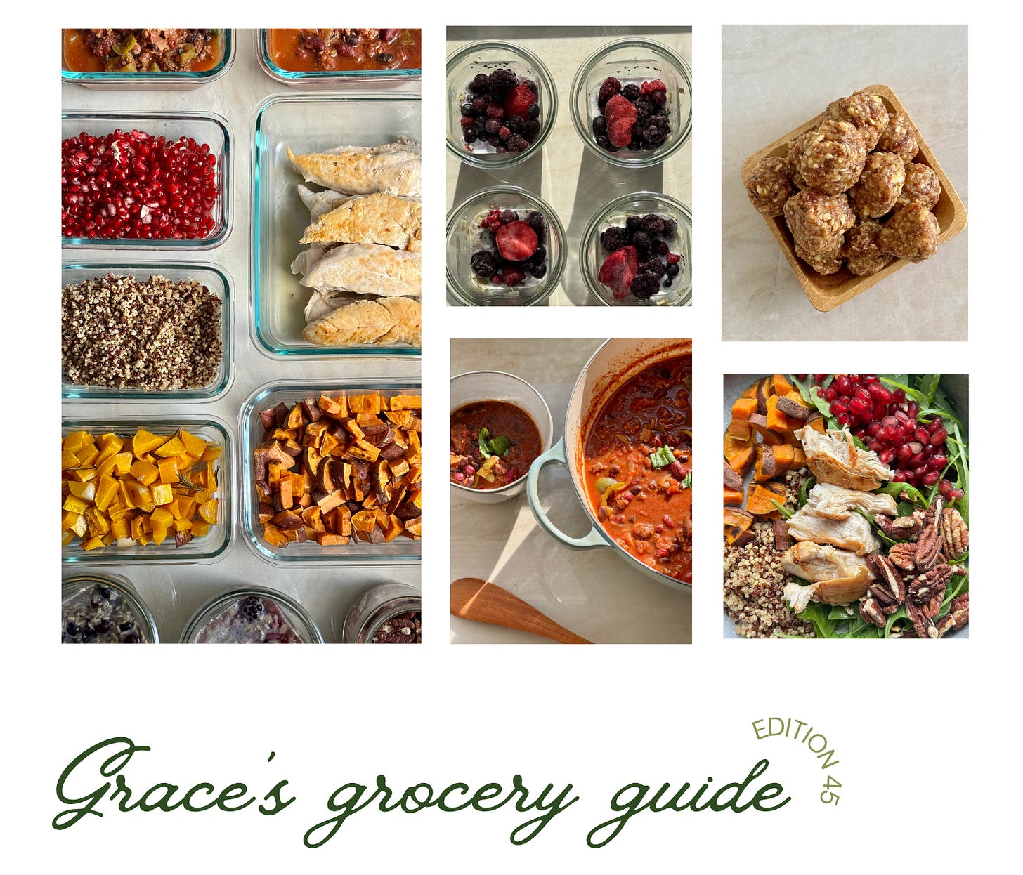 meal prep for the week - healthy & easy