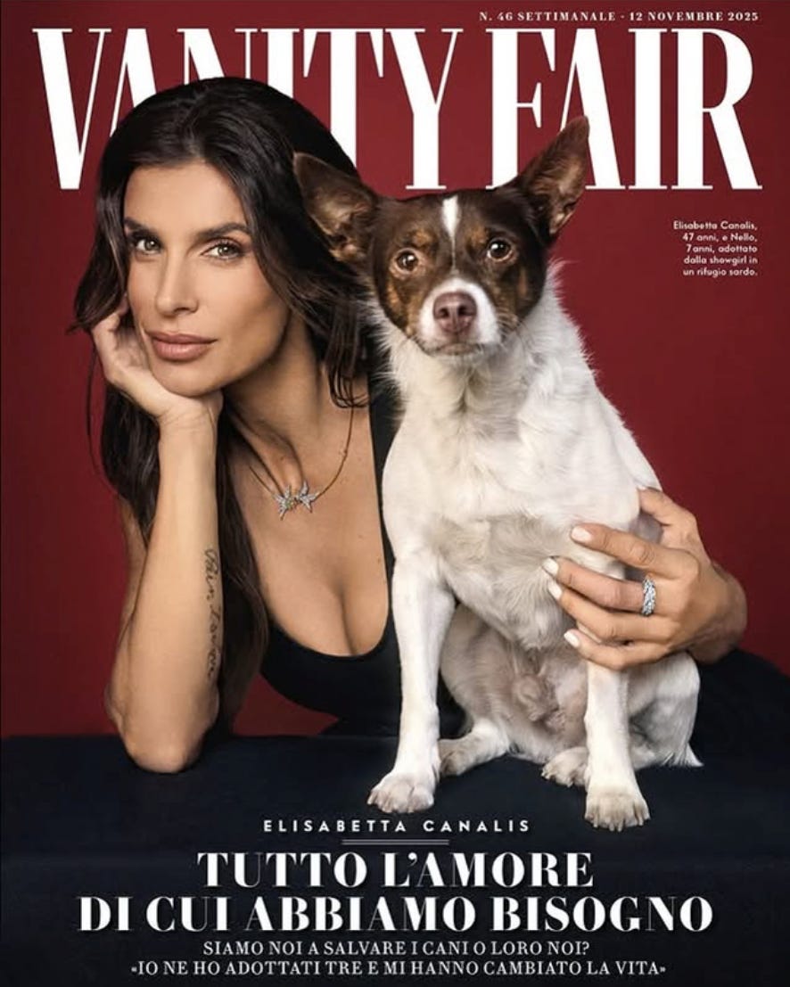 女性情報誌 VANITY FAIR Italia Magazine 27.10.2021 I Photographed the cover of Vanity Fair Italia (and here are my