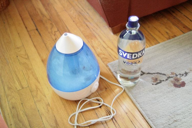 Humidifier Alcohol Vodka Prep